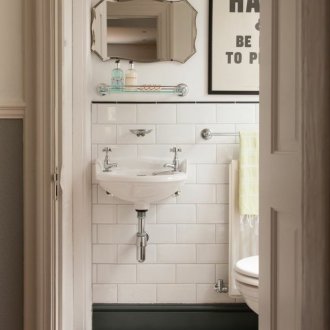 Cermin bilik mandi kecil