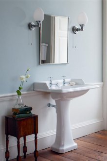 Cermin bilik mandi gaya retro