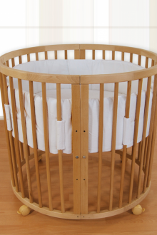 나무로 만든 어린이 원형 변형 침대