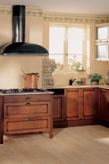 Прованс кухня от масивно дърво