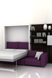 침대나 소파로 변신하는 옷장