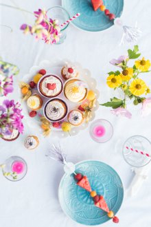 Table setting for children's birthday.
