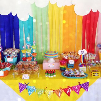 Bright decoration for children's birthday