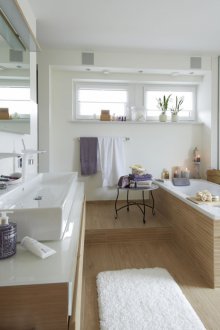 Комбиниран дизайн на баня