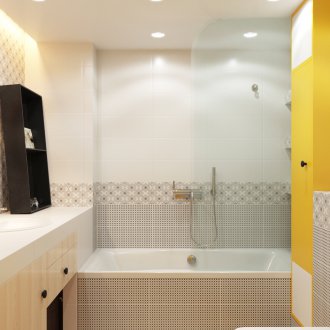 Комбинирано осветление за баня