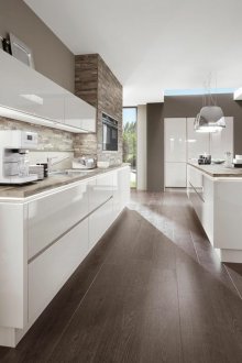 Гланцов дизайн на кухня 2019