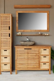 Kabinet mandi lantai