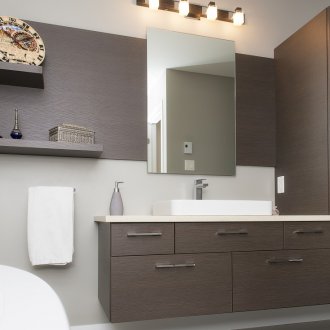 Kabinet bilik mandi Wenge