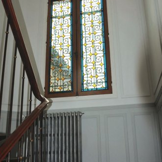 Витражно фолио с ромби