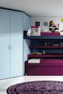 어린이용 2단 변신침대