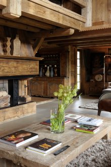 Kaminofen im Innenraum