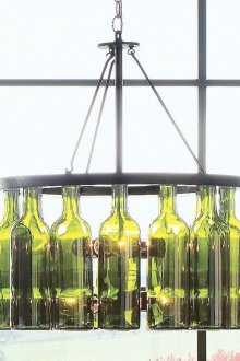 Декор бутилки полилей