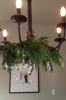 Декор полилей зеленина