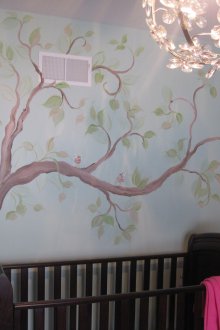 Рисуване на стената на детската стая