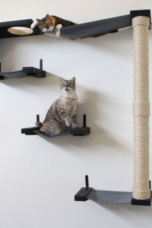 Хамак за котки с детска площадка