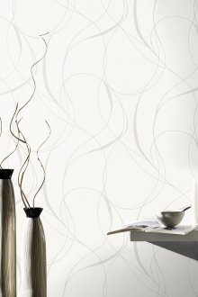 Бели тапети с модел