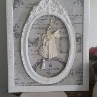 Издълбан декор за рамка за снимки