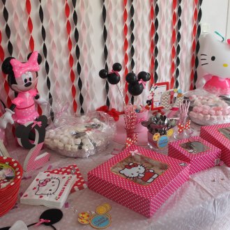 Hello Kitty Kids Party Table Decoration