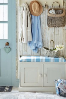 Декорация на дървен коридор