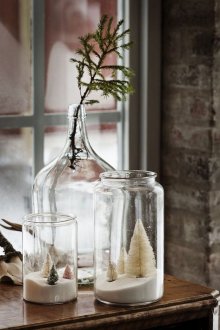 Декор едностаен апартамент с изкуствен сняг