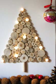 Декорация на едностаен апартамент за новата година с разфасовки