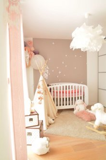 Furnishing a studio apartment with a nursery