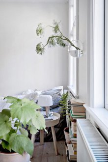 Eco-style studio apartment