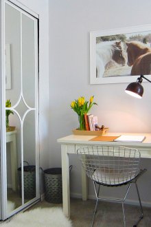 Гардероб за плъзгане във френски стил