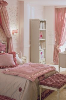 Bilik kanak-kanak di gaya Provence adalah besar