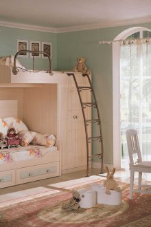 Bilik kanak-kanak dengan set perabot Provence