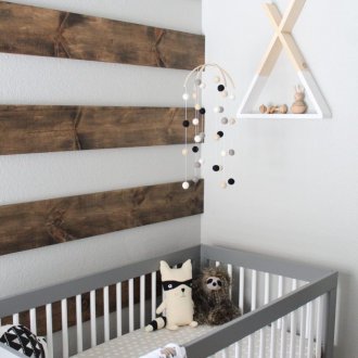 Bilik kanak-kanak di gaya Provence untuk bayi