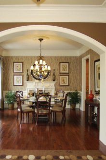 Вътрешна арка във всекидневната