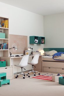 Икономичен дизайн на детска стая с мебели
