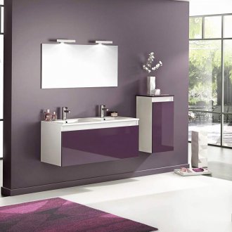 Мебели за баня лилави