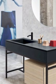 Мебели за баня в индустриален стил