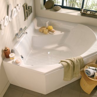 Plastik tab mandi penjuru