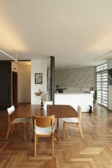 Интериор на голямо студио