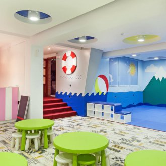 Gruppendekor im Kindergarten