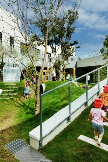 Kindergartenhofdekoration