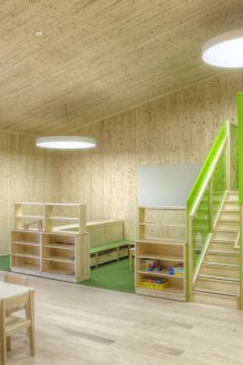 Dekorationsspiel im Kindergarten