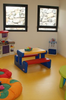 Eine kleine Gruppe im Kindergarten bilden