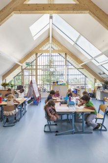 Die Gestaltung der Gruppe im Dachkindergarten