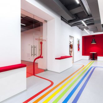 Die Gestaltung der Gruppe im Kindergarten im modernen Stil