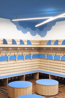 Kindergartendesign im maritimen Stil