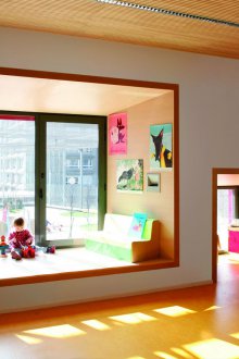 Kindergarten Gruppendekoration mit Nischen