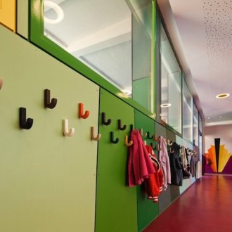 Panel Dekoration im Kindergarten