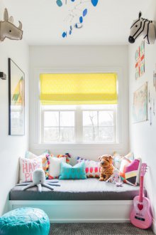 소녀를 위한 좁은 어린이방