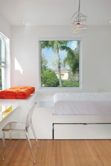 세련된 디자인의 좁은 보육원