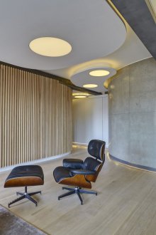 Бетон в интериора на коридора