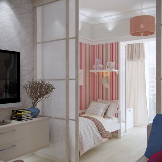 Kawasan bayi dengan pintu